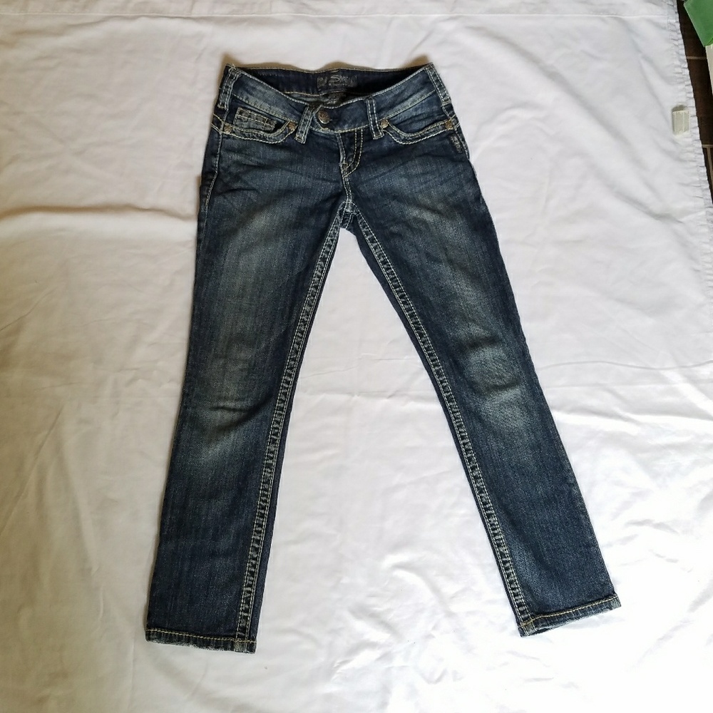 Silver Jeans Tuesday Capri ankle jeans